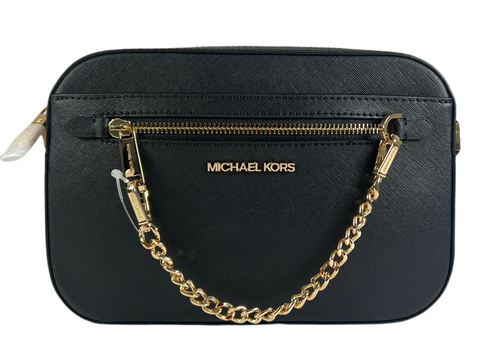 Michael Kors Women's Jet Set Item East West Zip Chain Crossbody Bag