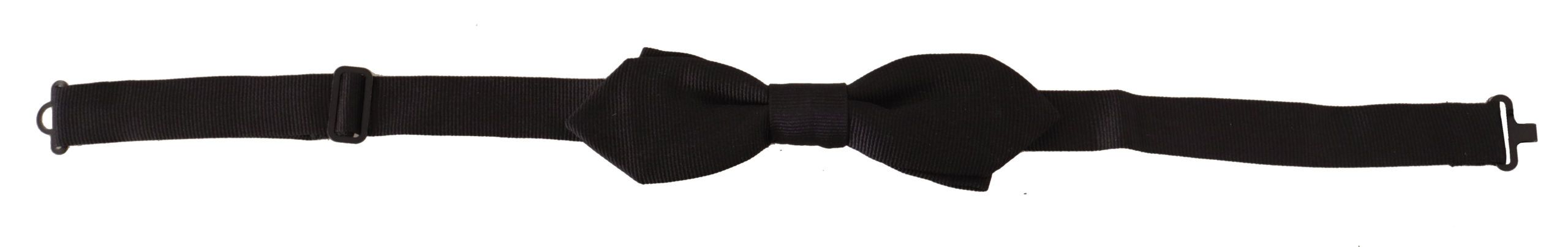 Dolce & Gabbana Elegant Black Silk Bow Men's Tie