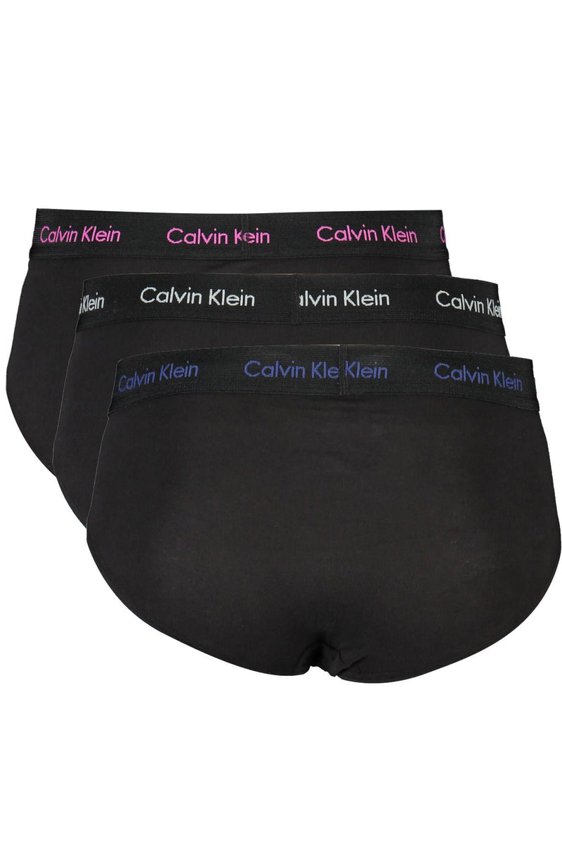 Calvin Klein Black Cotton Men Men's Brief