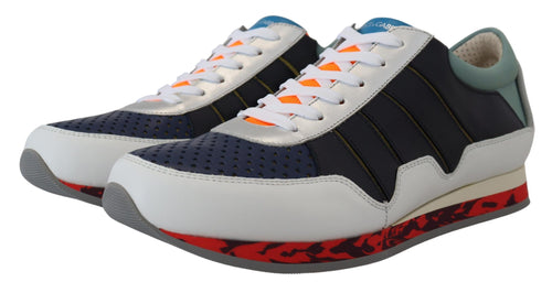 Dolce & Gabbana Elegant Multicolor Low Top Men's Sneakers