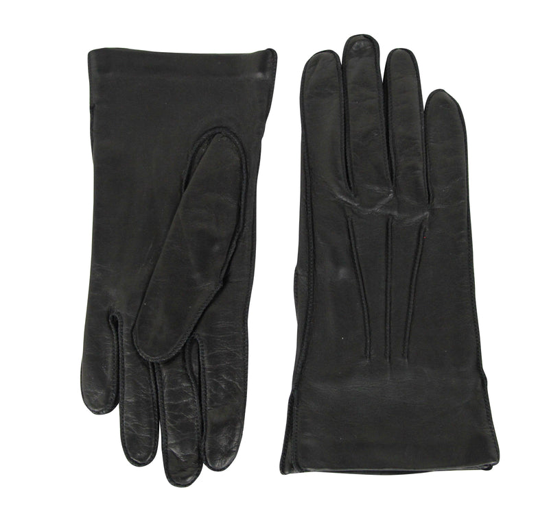 Bottega Venega Women's Black Leather Long Gloves