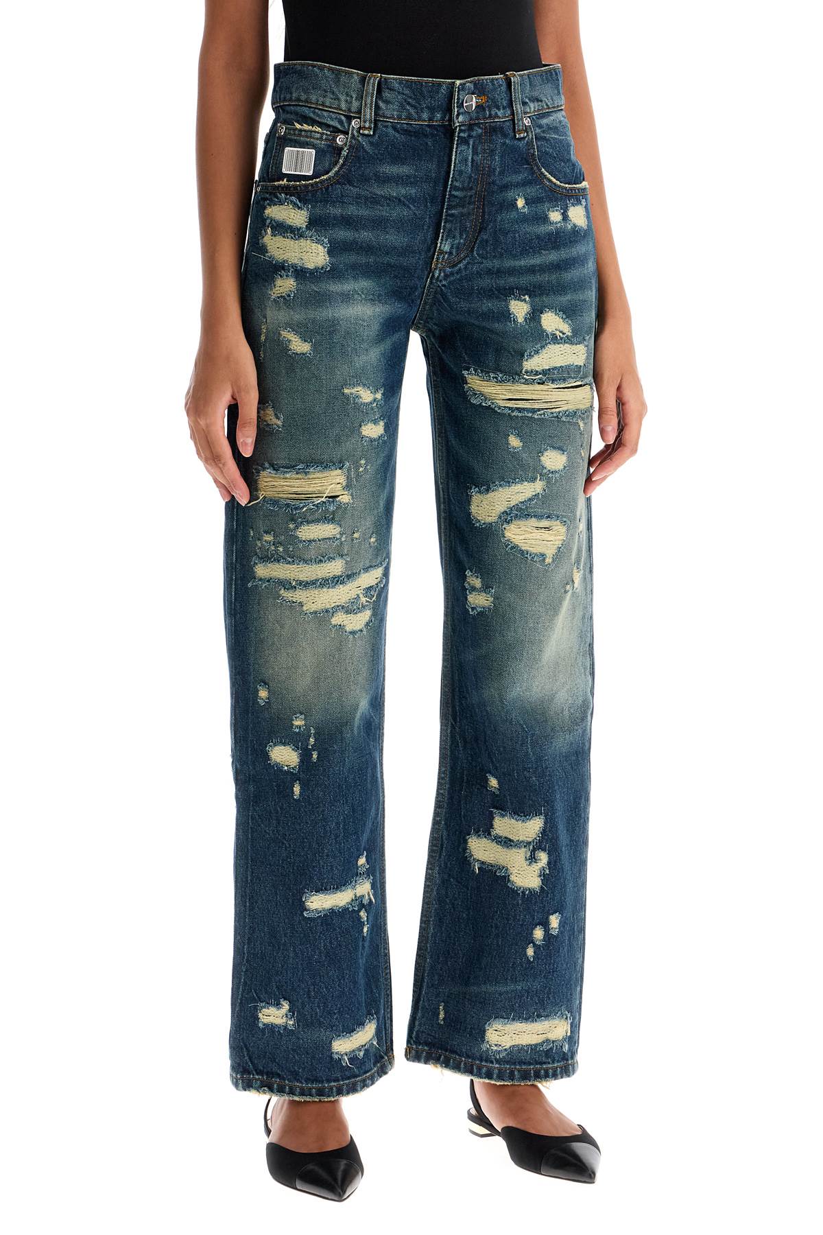 Marc Jacobs Women's Jeans 'The Rip And Repair Straight Jean