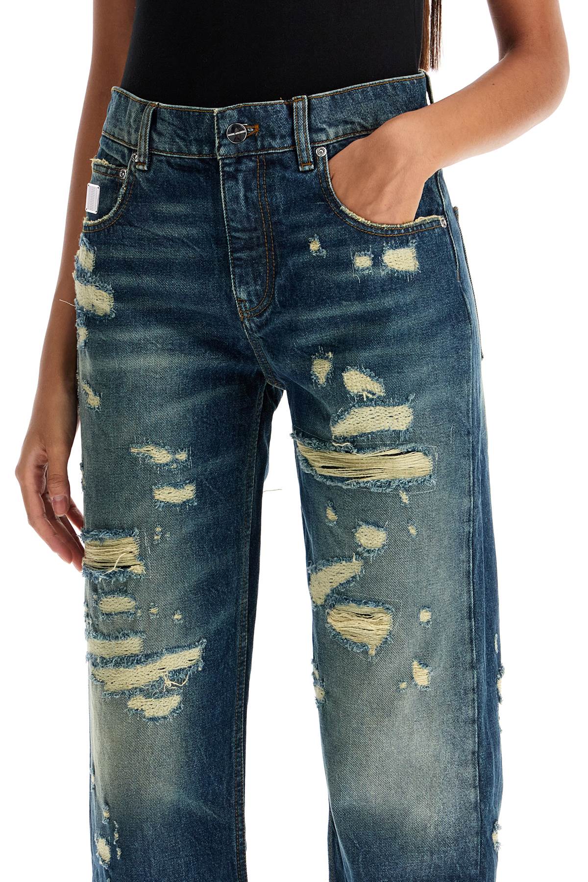 Marc Jacobs Women's Jeans 'The Rip And Repair Straight Jean