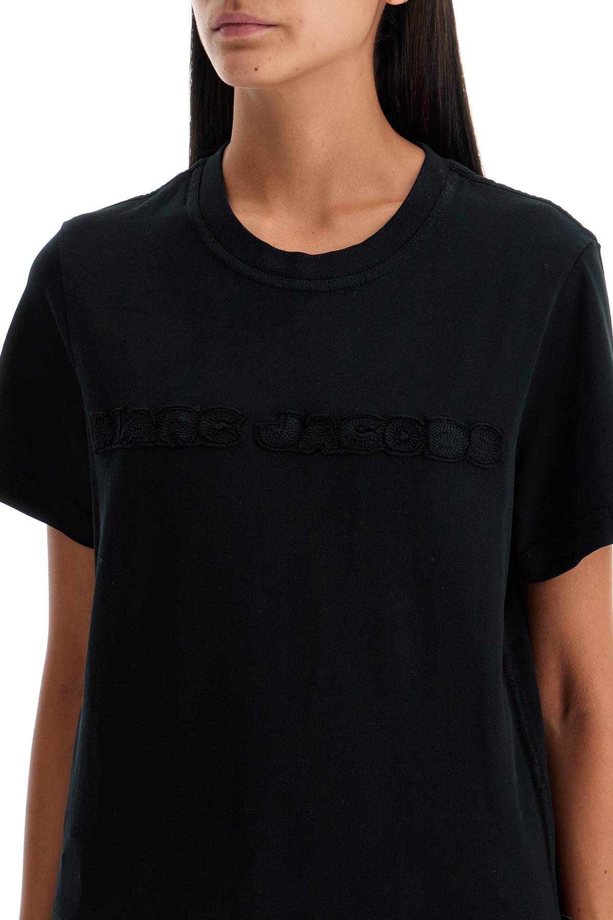 Marc Jacobs Women's T-Shirt With Patch Logo Design