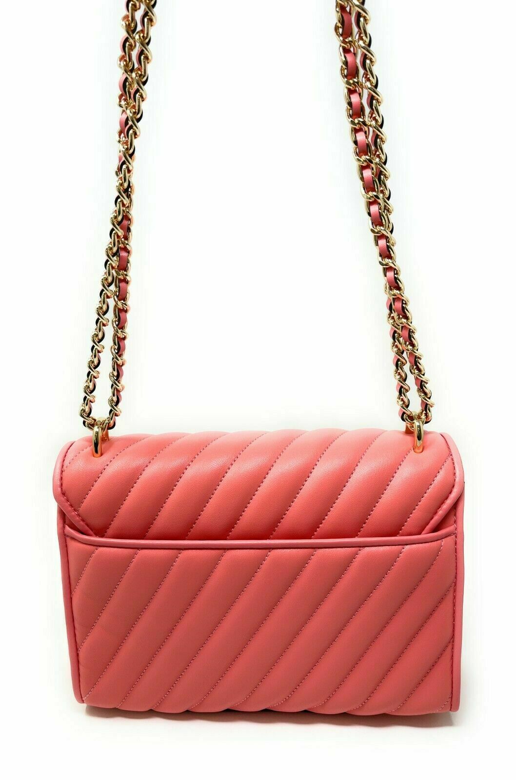 Michael Kors Women's Rose Quilted Leather Flap Shoulder Bag