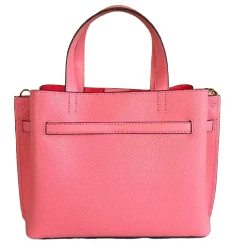 Michael Kors Emilia Small Satchel Shoulder Bag high quality Grapefruit Pink