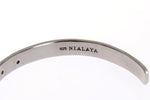 Nialaya Chic Nialaya Silver CZ Bangle for Women's Her