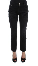 Costume National Elegant Black Slouchy Fit Jeans for Women's Trendsetters