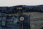 Costume National Chic Blue Regular Fit Women's Denim