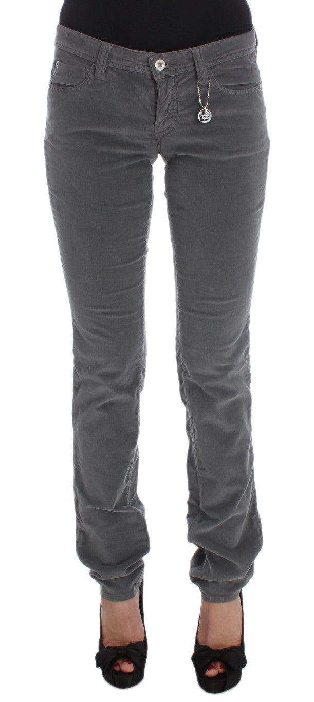 Costume National Sleek Super Slim Gray Women's Jeans