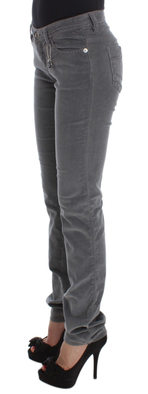 Costume National Sleek Super Slim Gray Women's Jeans