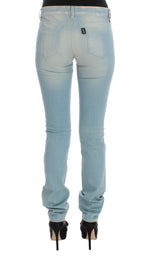 Costume National Chic Super Slim Blue Women's Jeans