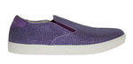 Dolce & Gabbana Elegant Purple Strass Fashion Men's Sneakers