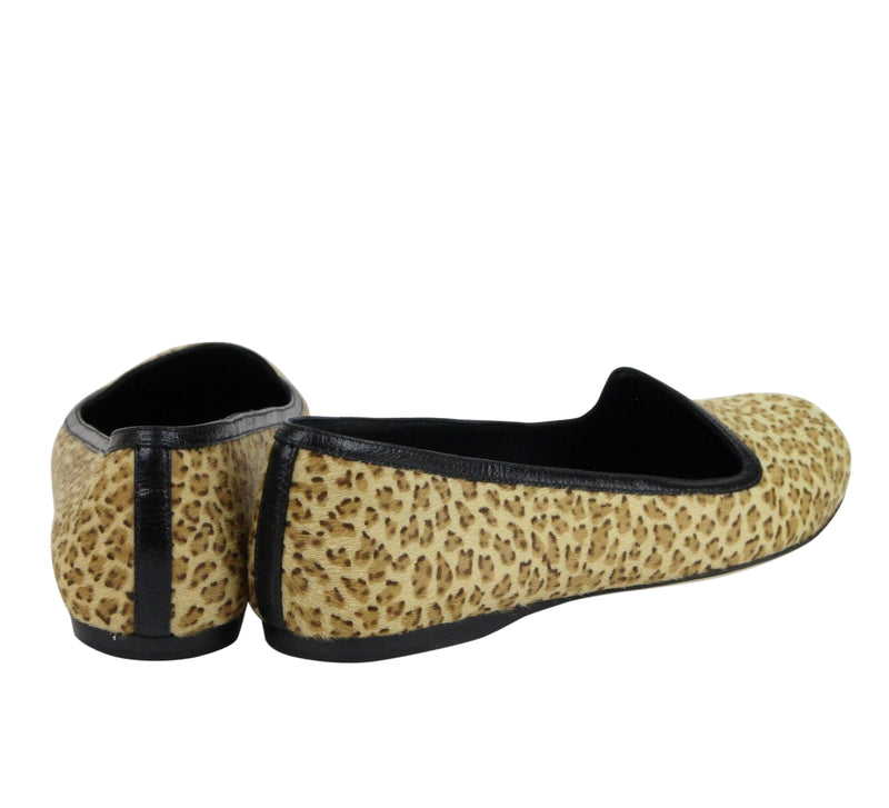 Bottega Veneta Women's Leather / Pony Hair Cheetah Print Flats (36.5 EU / 6.5 US)