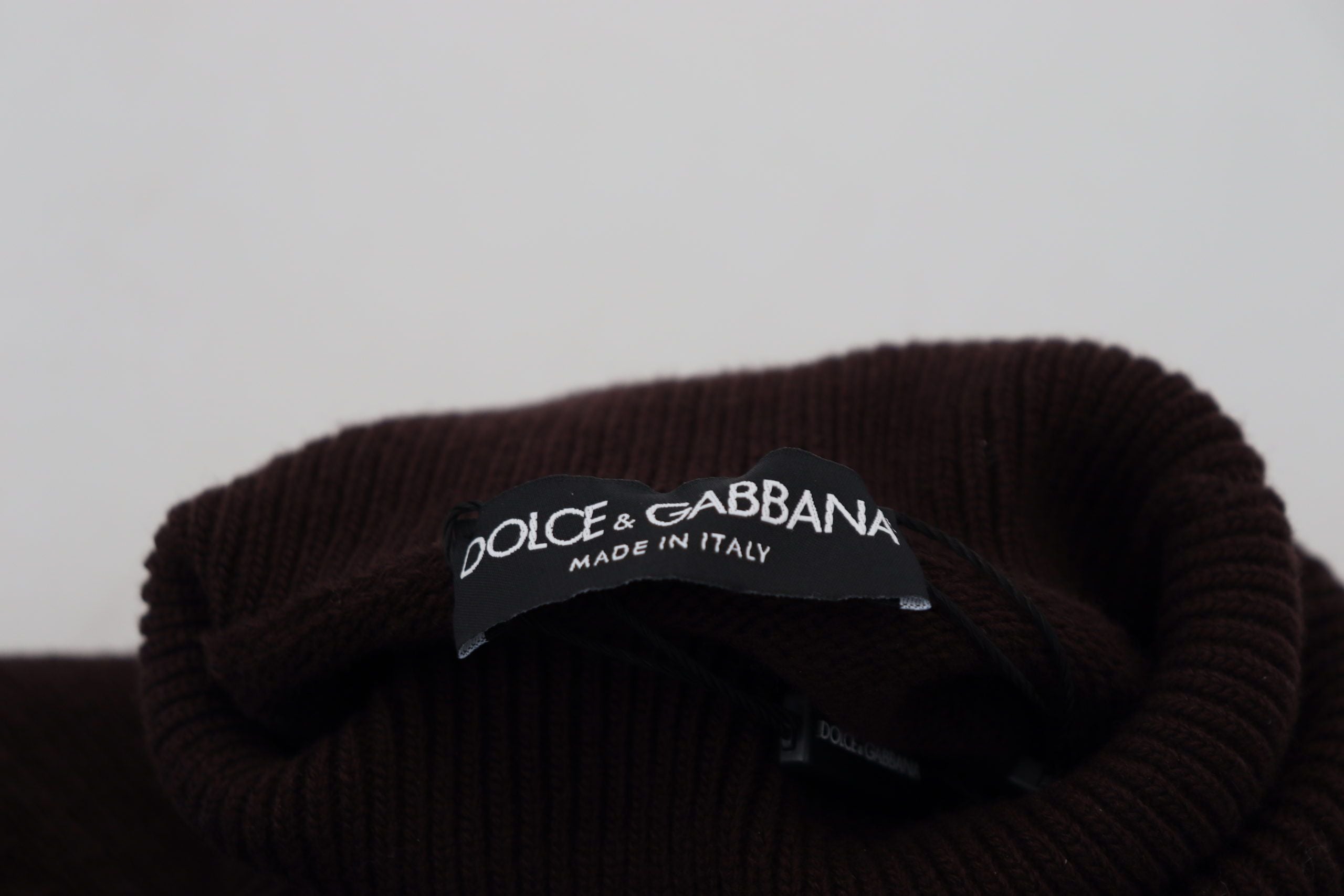 Dolce & Gabbana Elegant Turtleneck Wool Pullover Men's Sweater