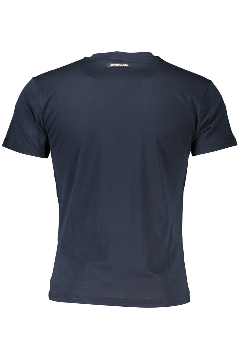 Cavalli Class Blue Cotton Men Men's T-Shirt