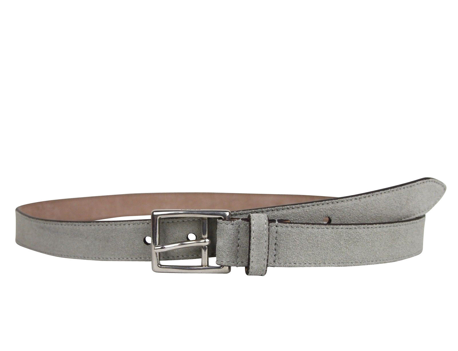 Gucci Men's Silver Light Gray Fabric Leather Belt Buckle 368193 1417