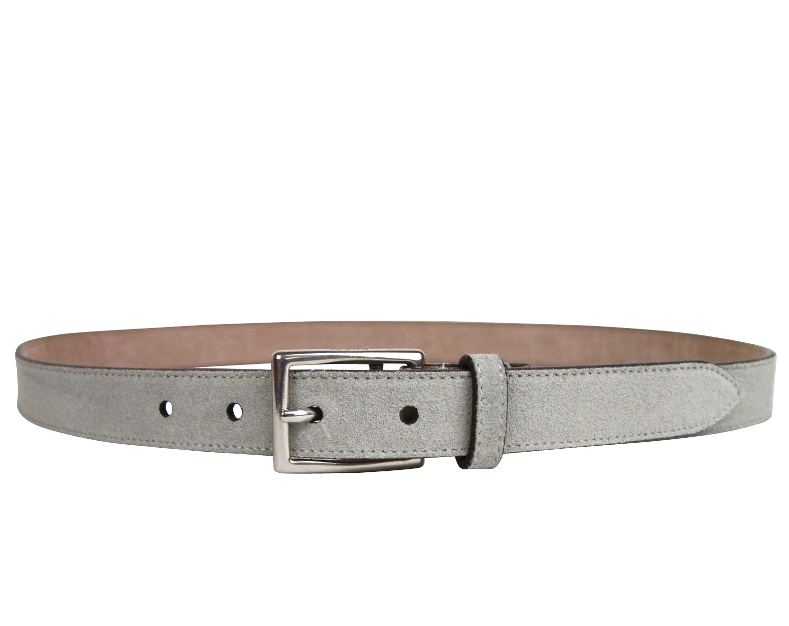 Gucci Men's Silver Light Gray Fabric Leather Belt Buckle 368193 1417