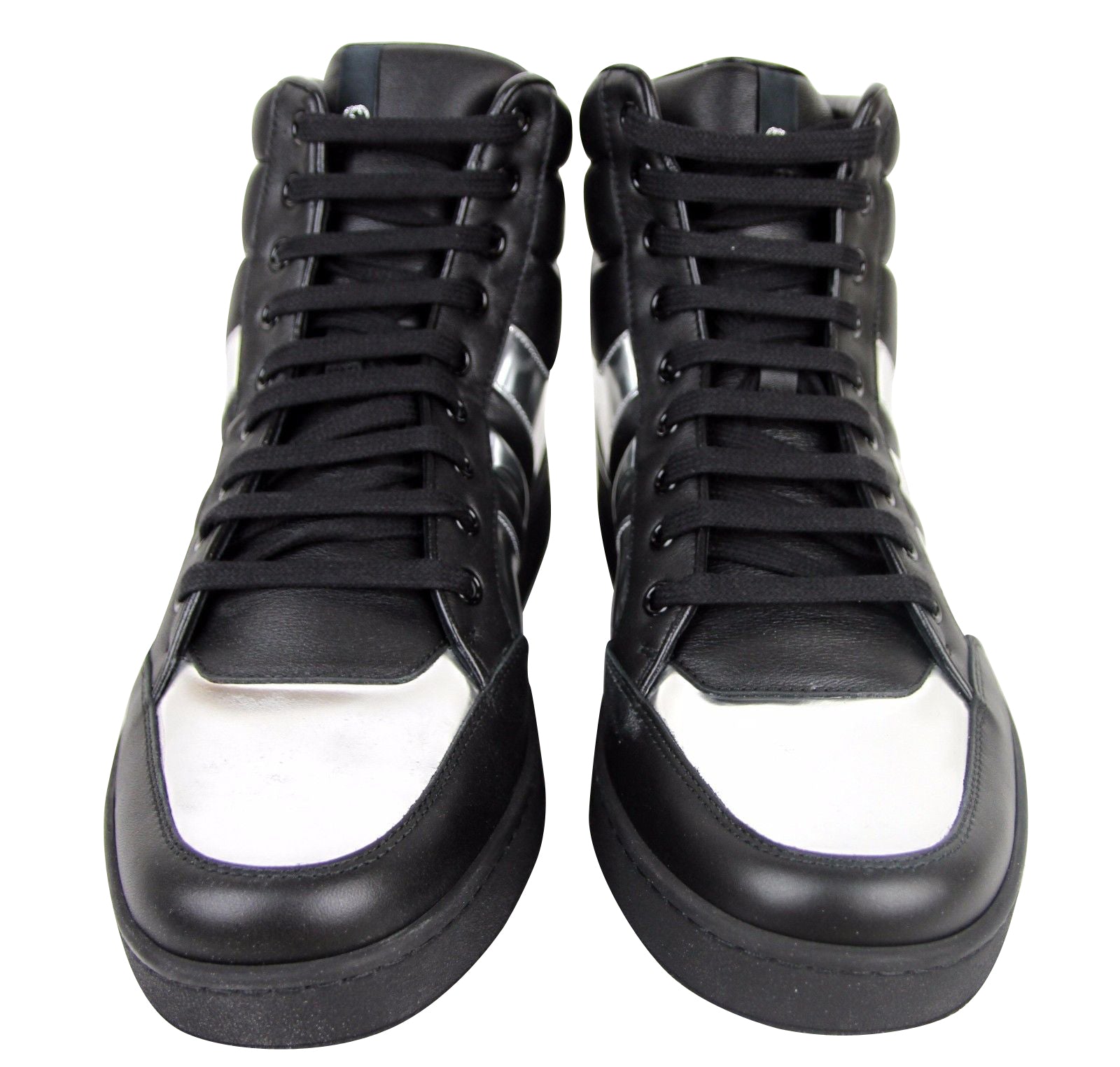 Gucci Men's High top Contrast Padded Leather Sneaker