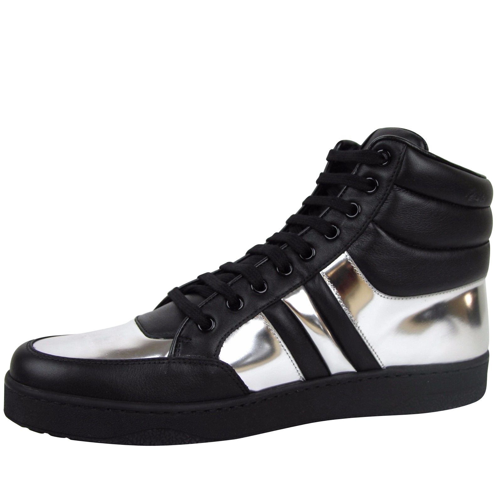 Gucci Men's High top Contrast Padded Leather Sneaker