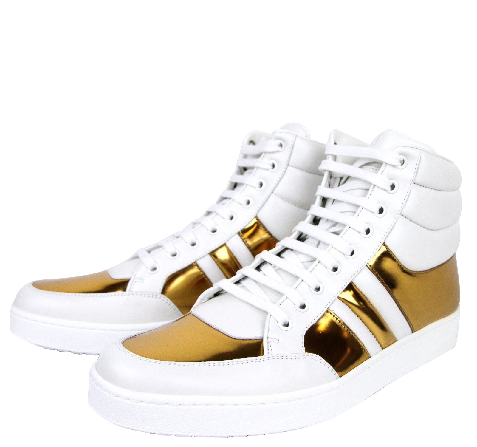 Gucci Men's High top Contrast Padded Leather Sneaker