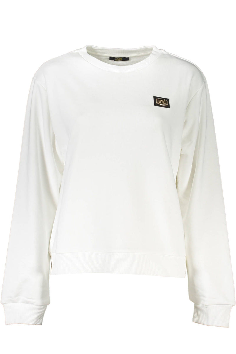 Cavalli Class White Cotton Women Women's Sweater