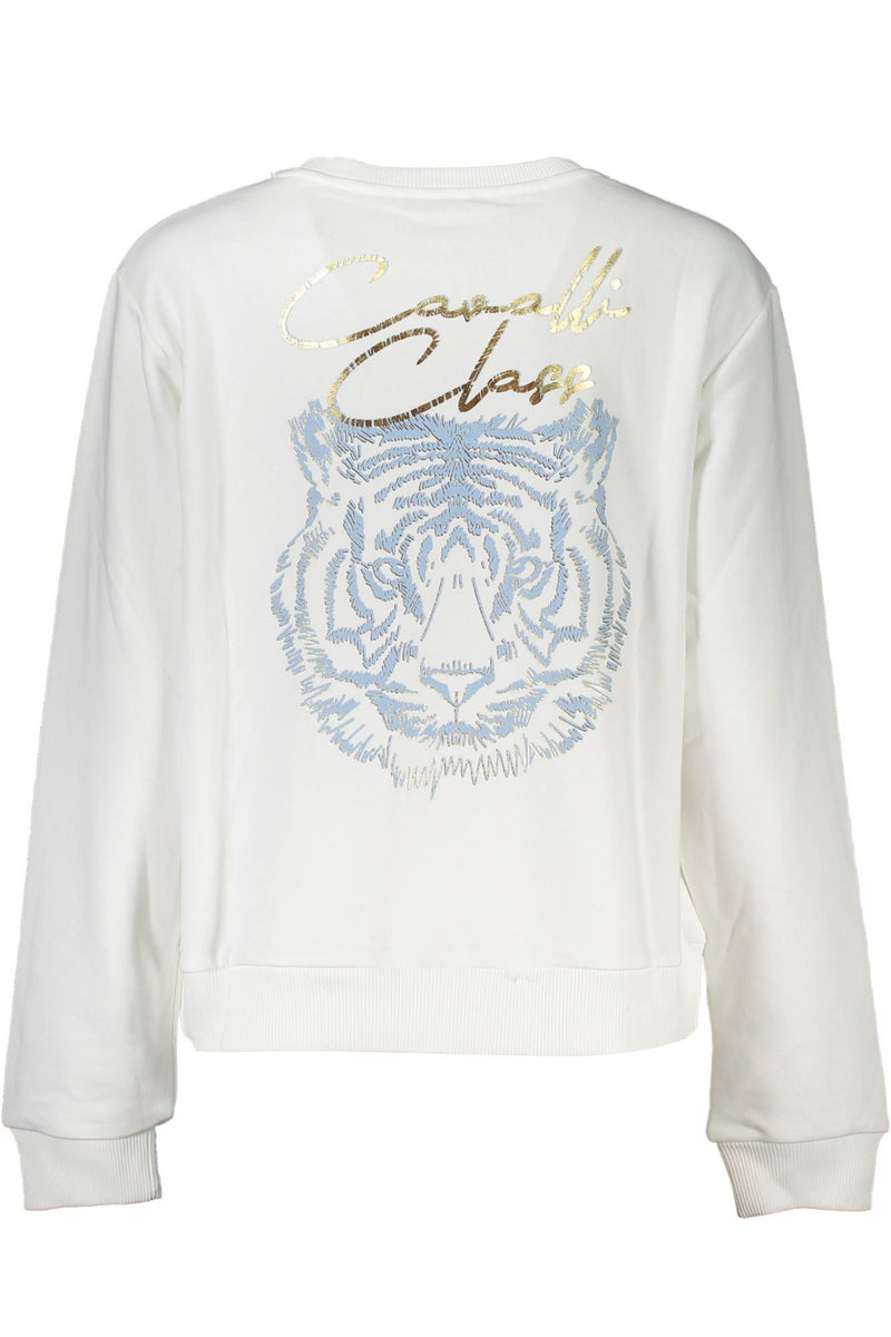 Cavalli Class White Cotton Women Women's Sweater