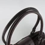 Salvatore Ferragamo Brown Wool Handbag (Pre-Owned)