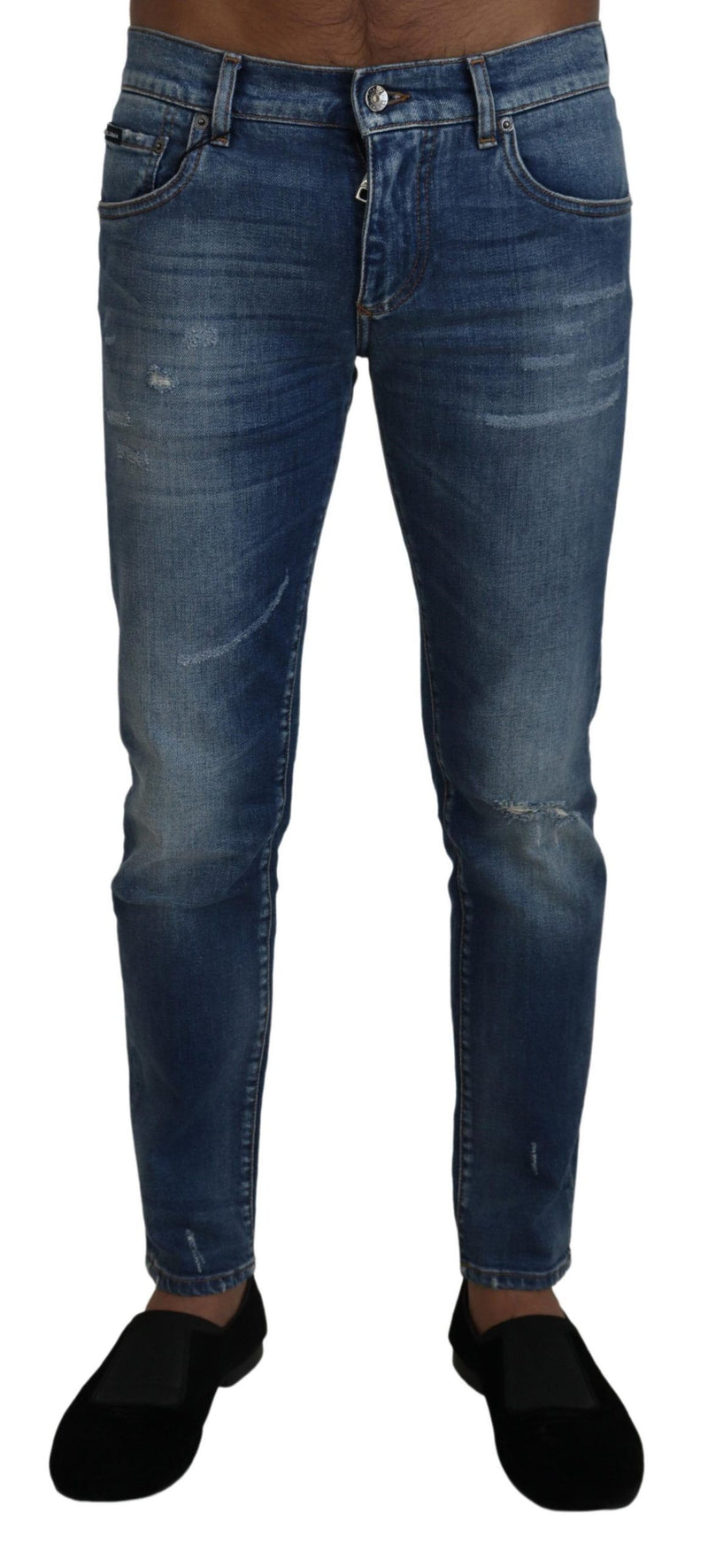 Dolce & Gabbana Elegant Slim Fit Italian Denim Men's Jeans