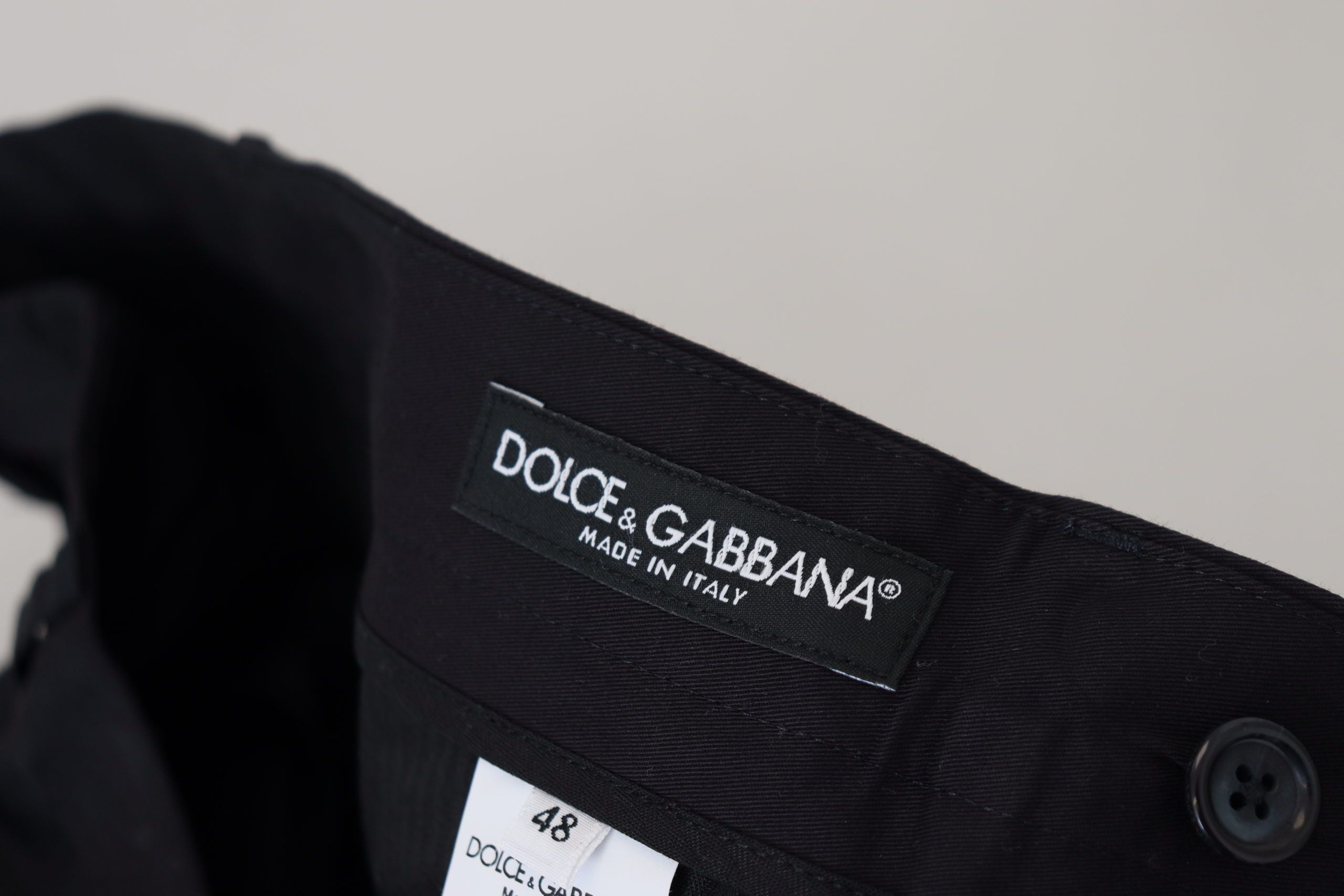 Dolce & Gabbana Elegant Slim Fit Chinos Dress Men's Pants