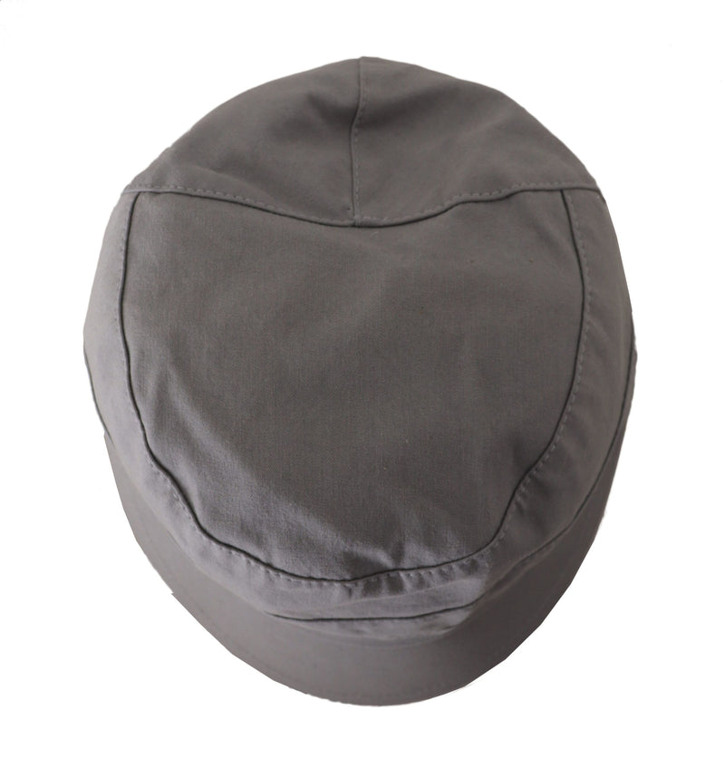 Dolce & Gabbana Elegant Gray Newsboy Cap - Classic Men's Accessory