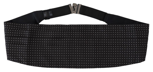 Dolce & Gabbana Elegant Silk Polka Dot Men's Cummerbund