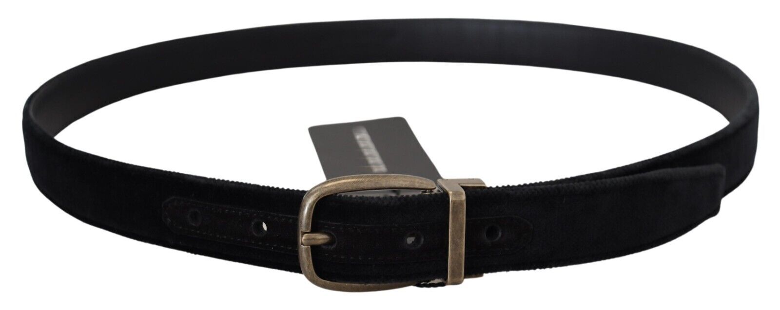 Dolce & Gabbana Elegant Black Leather Men's Belt