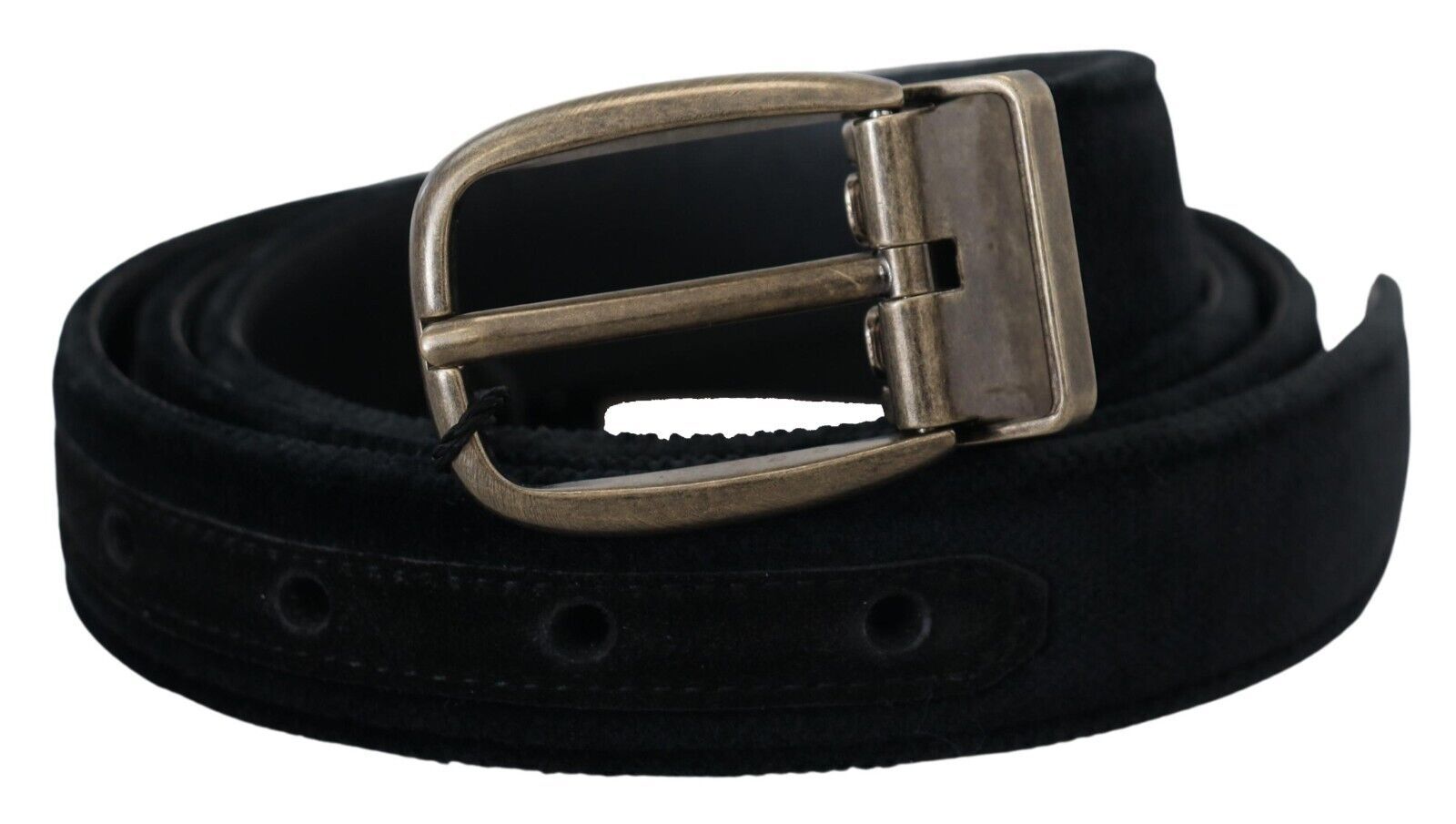 Dolce & Gabbana Elegant Black Leather Men's Belt