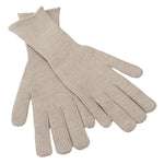 Dolce & Gabbana Elegant Ivory Cashmere-Silk Blend Men's Gloves