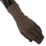 Dolce & Gabbana Elegant Cashmere-Silk Blend Winter Men's Gloves