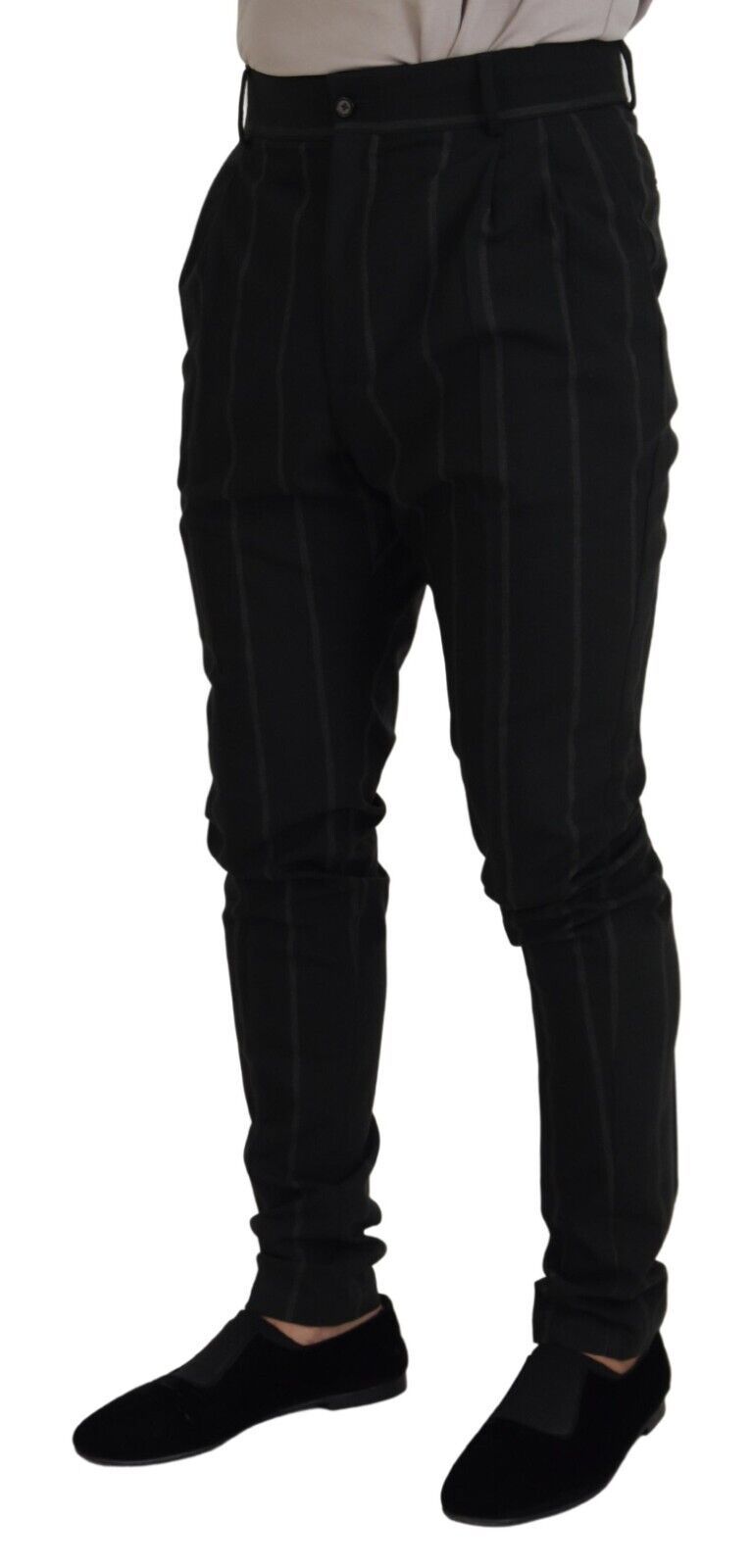 Dolce & Gabbana Elegant Black Tailored Men's Trousers