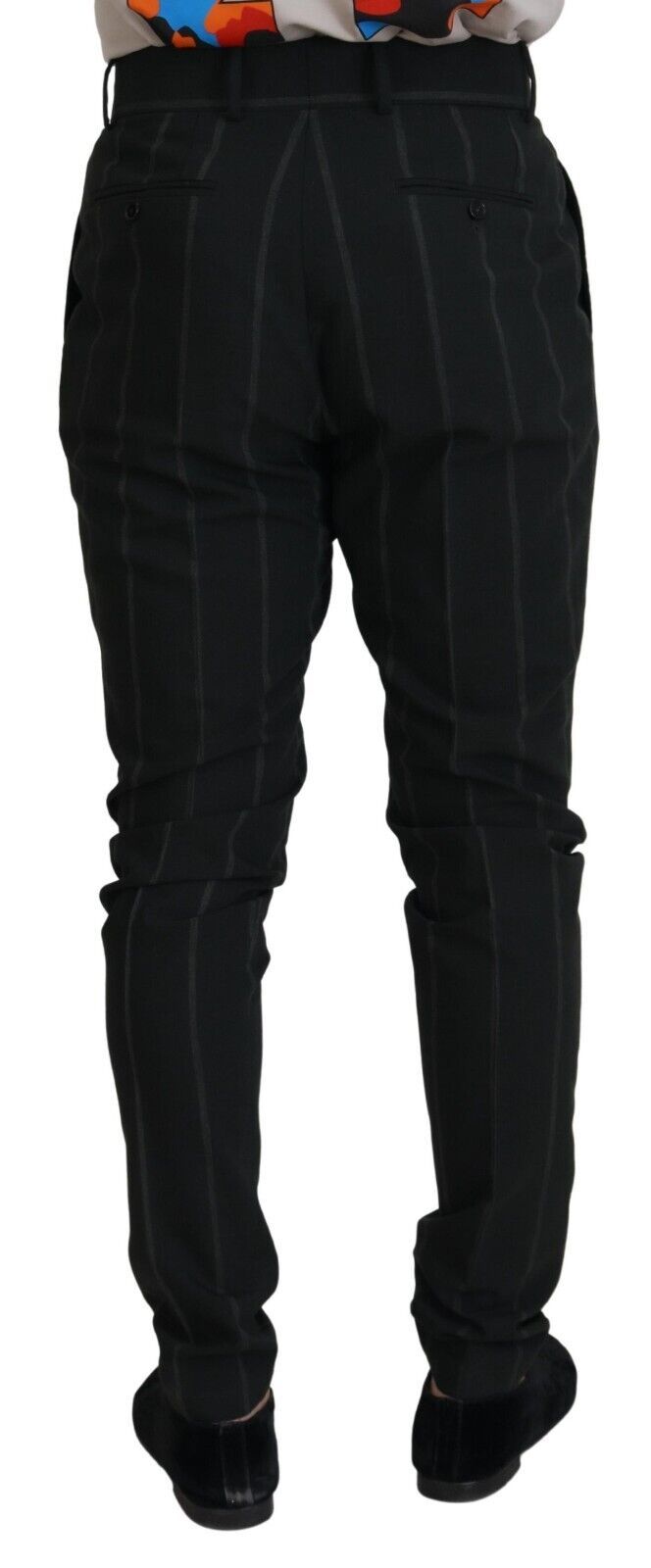 Dolce & Gabbana Elegant Black Tailored Men's Trousers