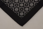 Dolce & Gabbana Elegant Geometric Silk Square Men's Scarf