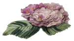 Dolce & Gabbana Elegant Purple Floral Silk Blend Women's Brooch