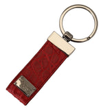 Dolce & Gabbana Chic Red Leather Keychain & Charm Women's Accessory