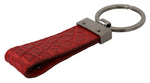 Dolce & Gabbana Chic Red Leather Keychain & Charm Women's Accessory