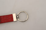 Dolce & Gabbana Chic Red Leather Keychain & Charm Women's Accessory