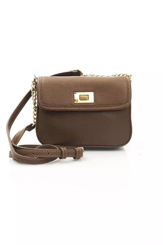 Cerruti 1881 Brown Leather Women Crossbody Women's Bag