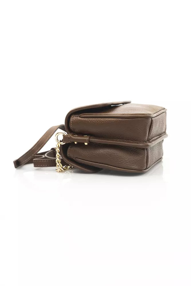 Cerruti 1881 Brown Leather Women Crossbody Women's Bag