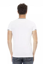 Trussardi Action White Cotton Men Men's T-Shirt