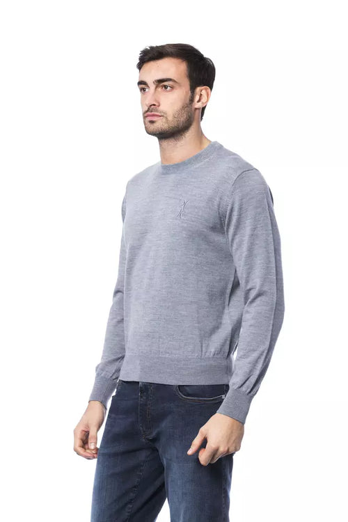 Billionaire Italian Couture Gray Merino Men Men's Sweater