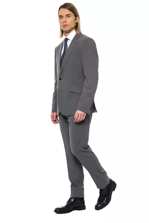 Billionaire Italian Couture Gray Wool Mens Men's Suit