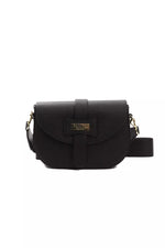 Pompei Donatella Black Leather Women Crossbody Women's Bag