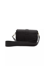 Pompei Donatella Black Leather Women Crossbody Women's Bag